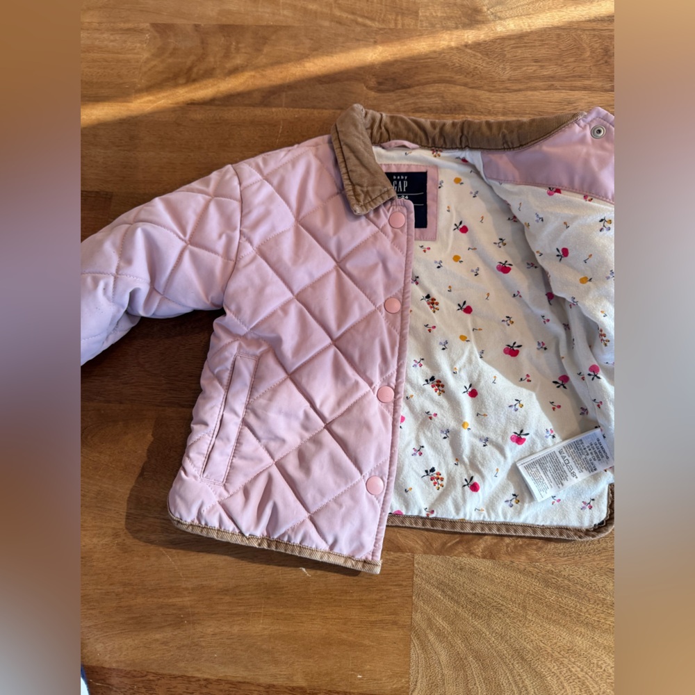 Baby gap bundle- 2 pieces- Pink Jacket & fleece pullover - Picture 3 of 5